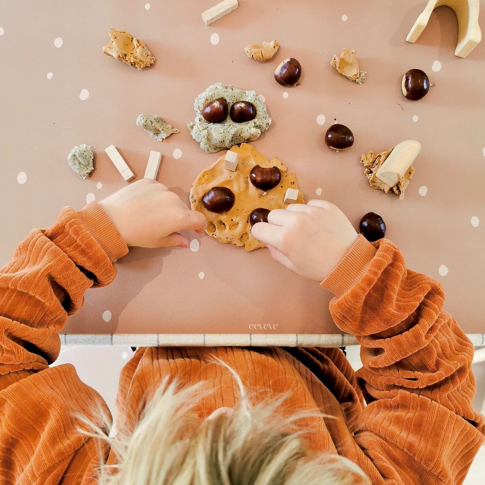 Placemat XL / Bureaumat Dots - Cinnamon