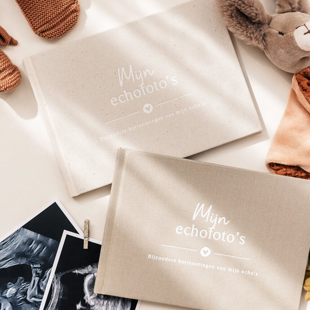Mijn echoboekje - Linnen Beige