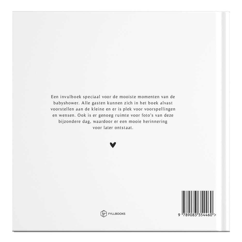 Babyshowerboek - White