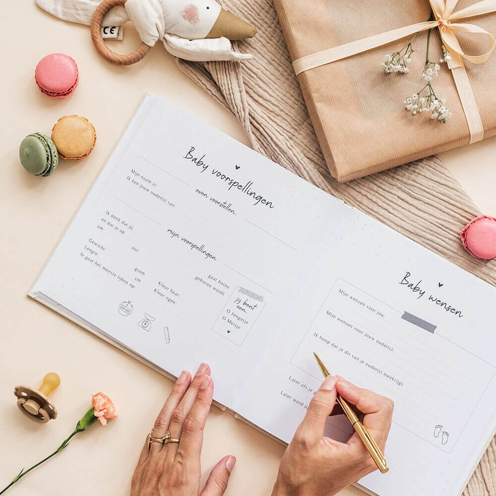 Babyshowerboek - White