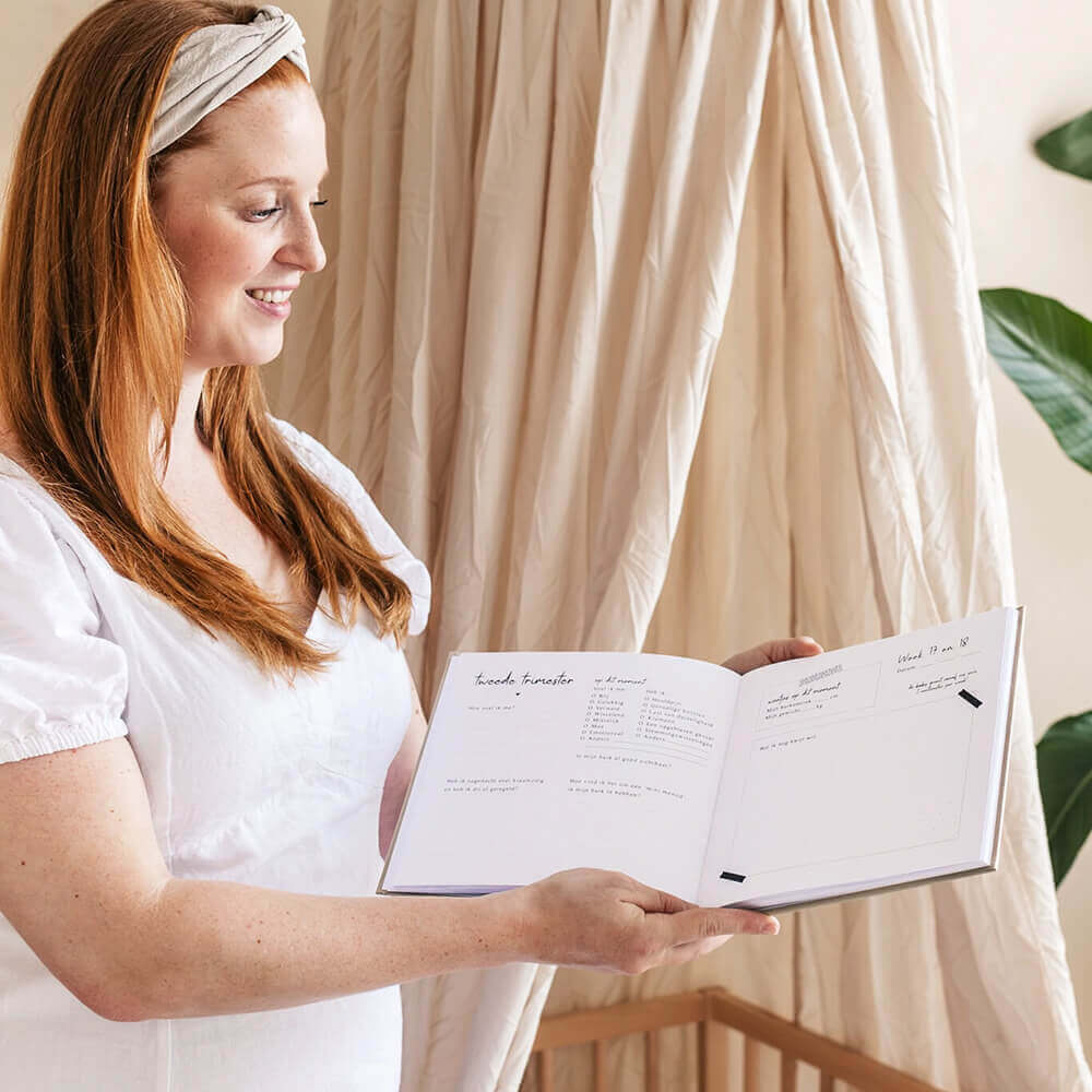 Mijn 9 maanden dagboek - Watercolour Green