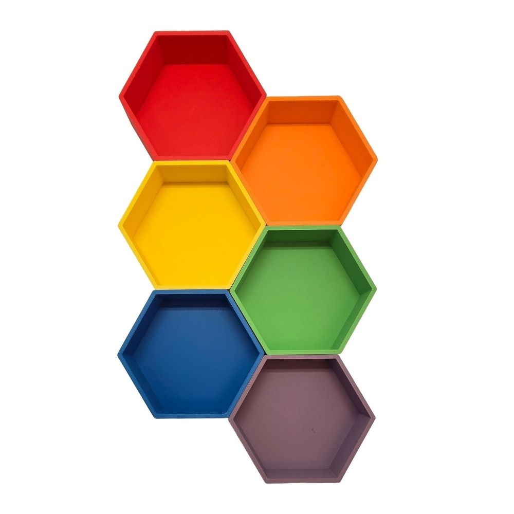 Grennn Zeshoekig 'Mandigo' regenboog