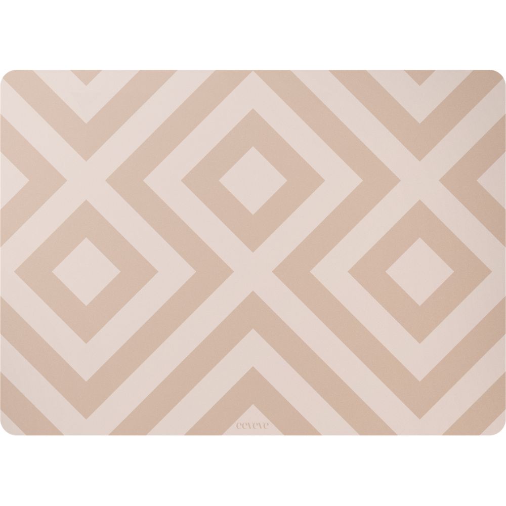 Placemat Modern Blocks - Desert Sand