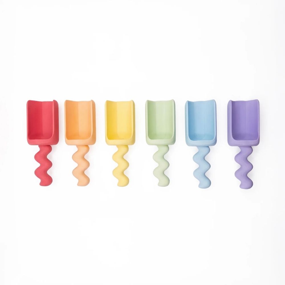 Grennn Speelschepjes set 'Wave' pastel