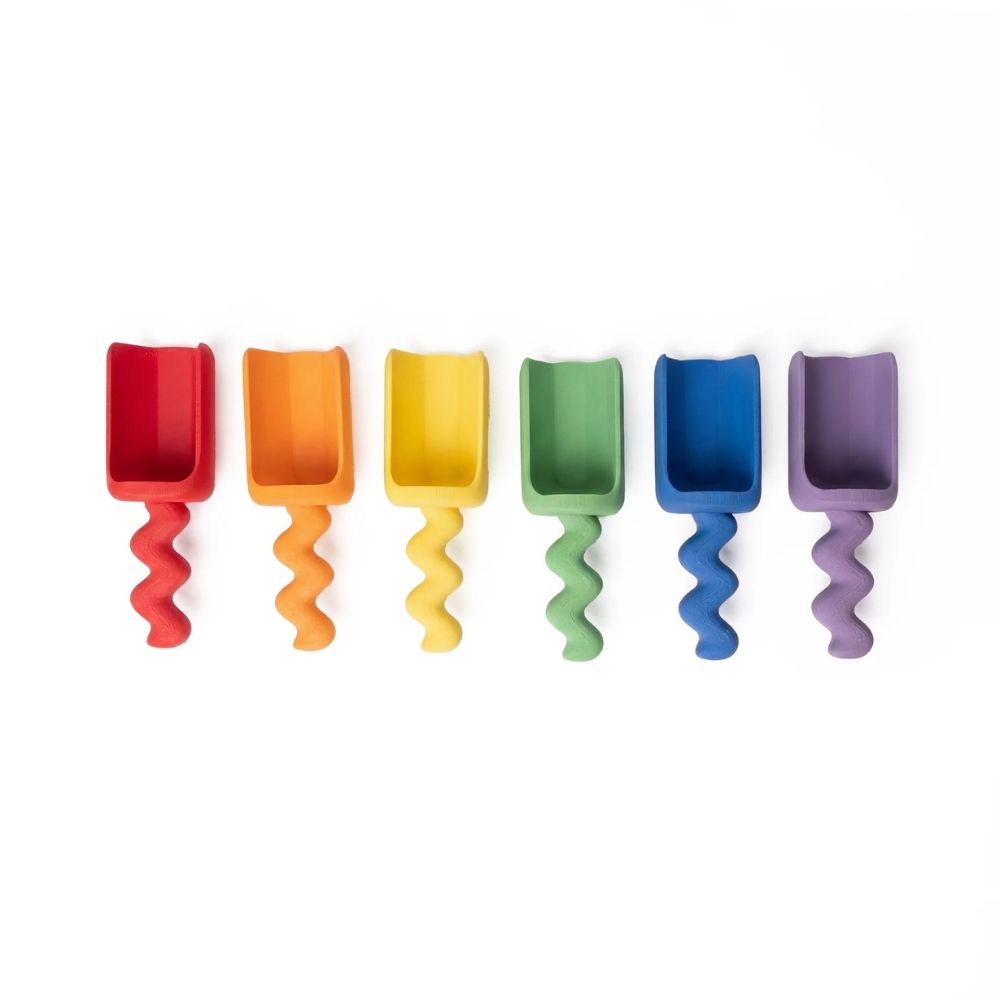 Grennn Speelschepjes set 'Wave' regenboog