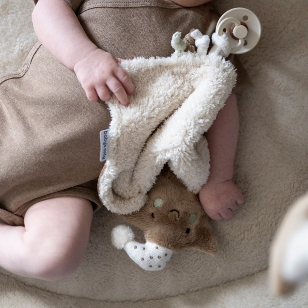 Speendoekje Heaven clay/warm linen